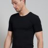 BALDESSARINI-Herren-T-Shirt-schwarz-uni-02 (1)