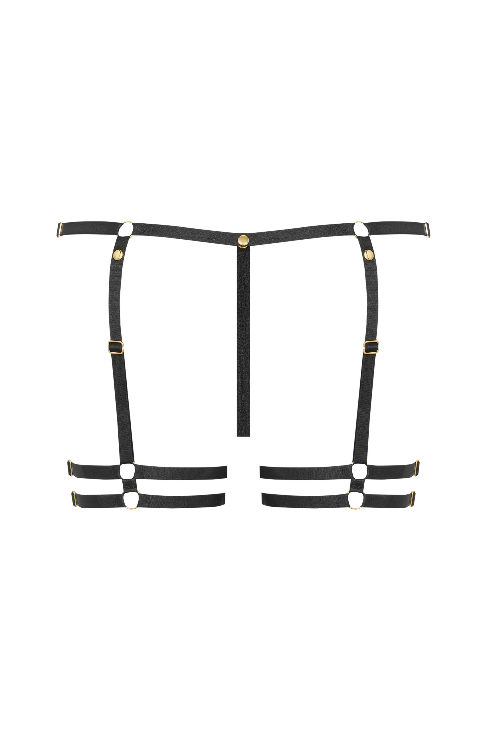 MINI THONG SUSPENDERS_BK